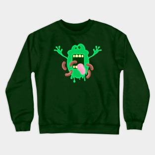 Slimer Hot Dog Frenzy Crewneck Sweatshirt